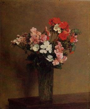 Henri Fantin-Latour : Geraniums